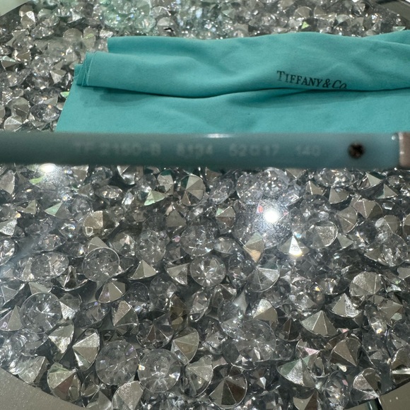 Tiffany TF2215B eyeglasses Havana on Tiffany blue - Picture 6 of 7